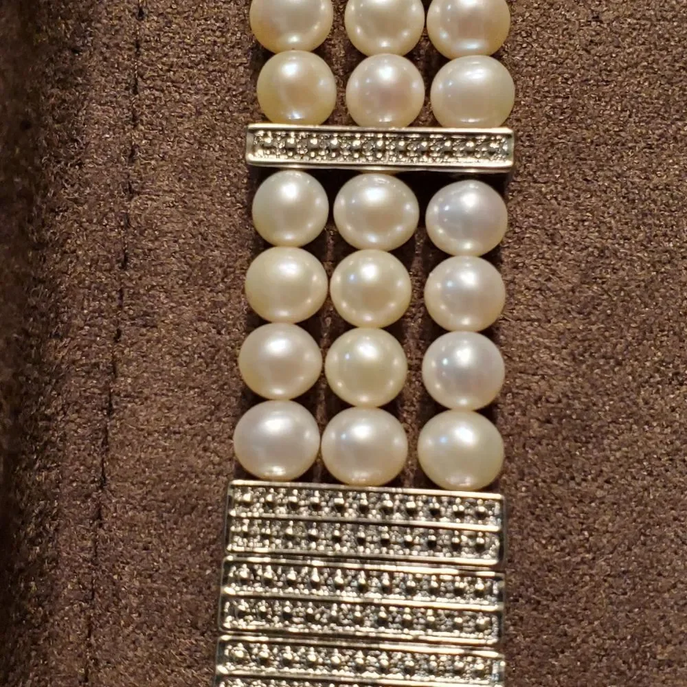 Limited Edition! Ross Simons Butterfly and Pearl Wristwatch Papilon